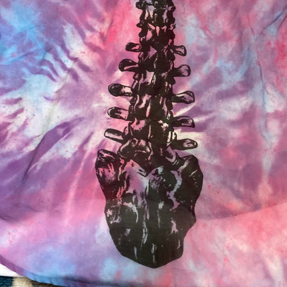 Tye dye sheer blouse L - Picture 2 of 8